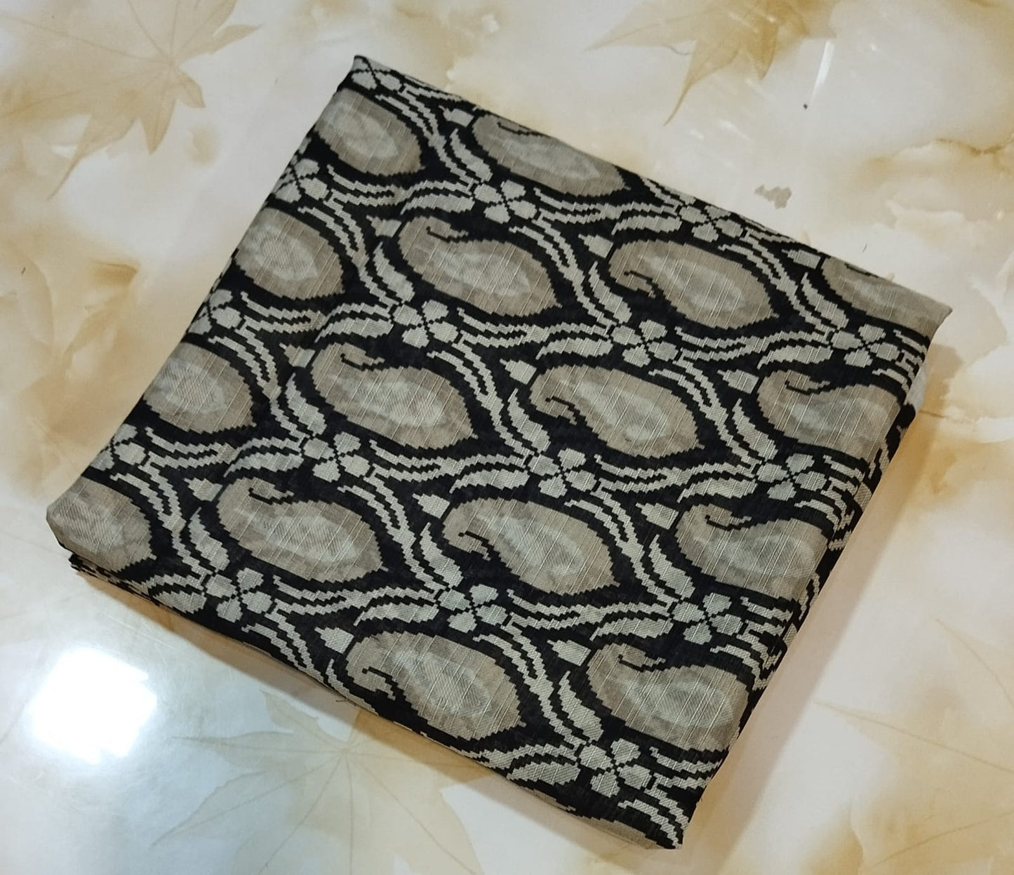 BLACK N WHITE ALLOVER BANADORA 2PC D4