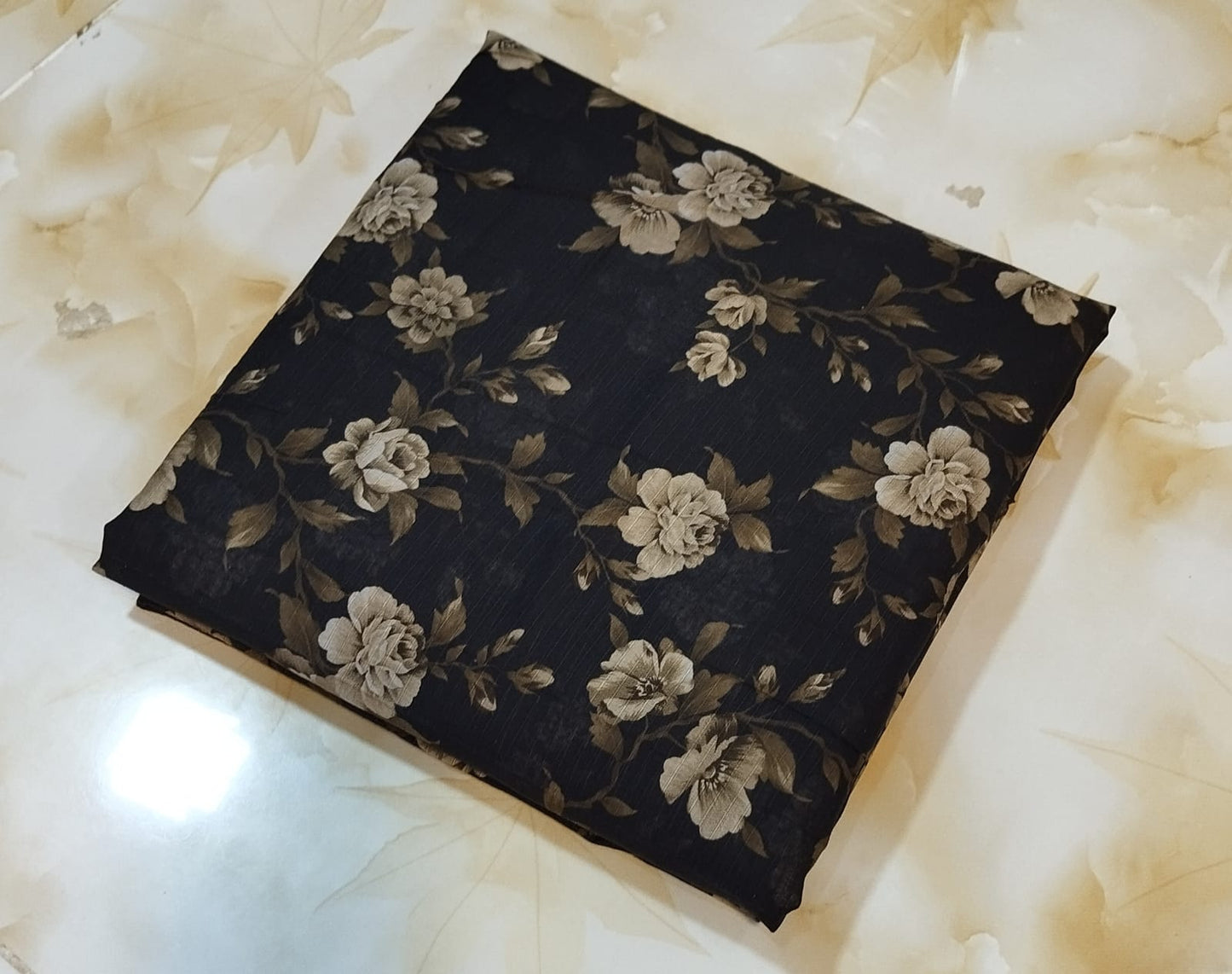 BLACK N WHITE ALLOVER BANADORA 2PC D5
