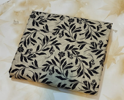 BLACK N WHITE ALLOVER BANADORA 2PC D7