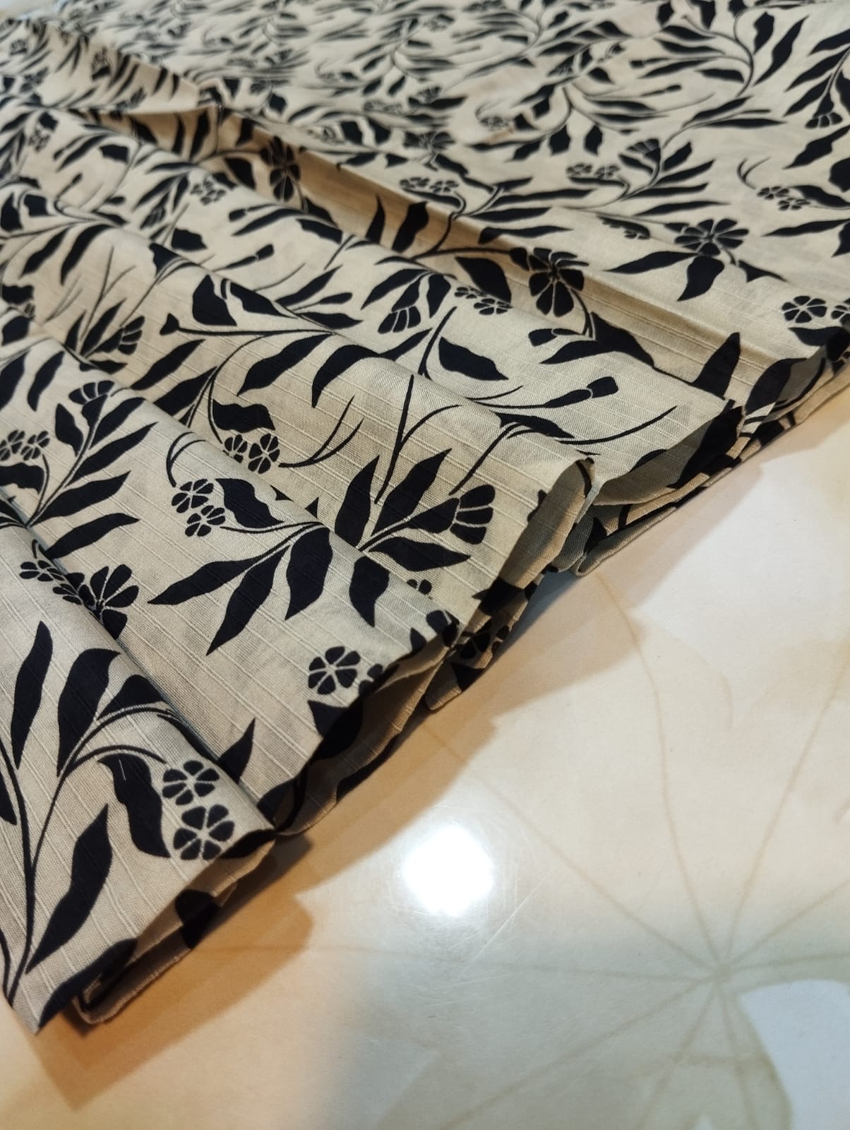 BLACK N WHITE ALLOVER BANADORA 2PC D7