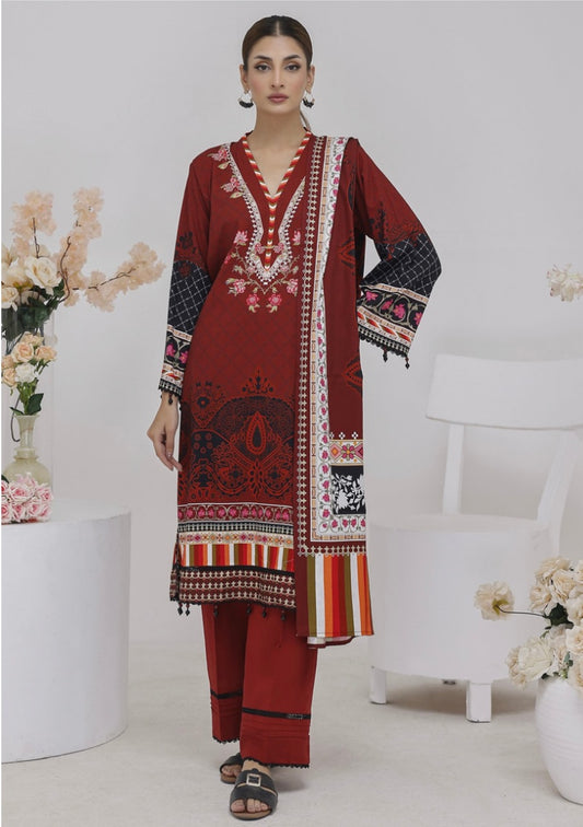 Salina Printed Linen 3pc vol.01 D2