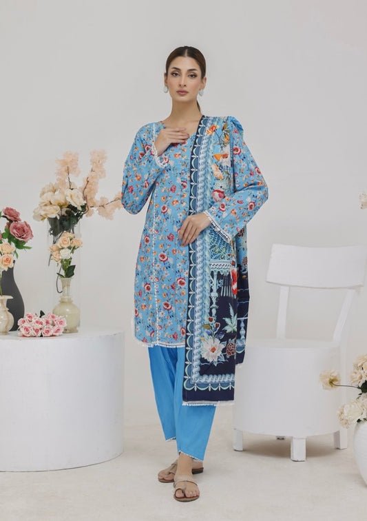Salina Printed Linen 3pc vol.01 D3