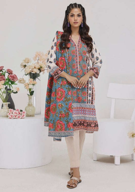 Salina Printed Linen 3pc vol.01 D7