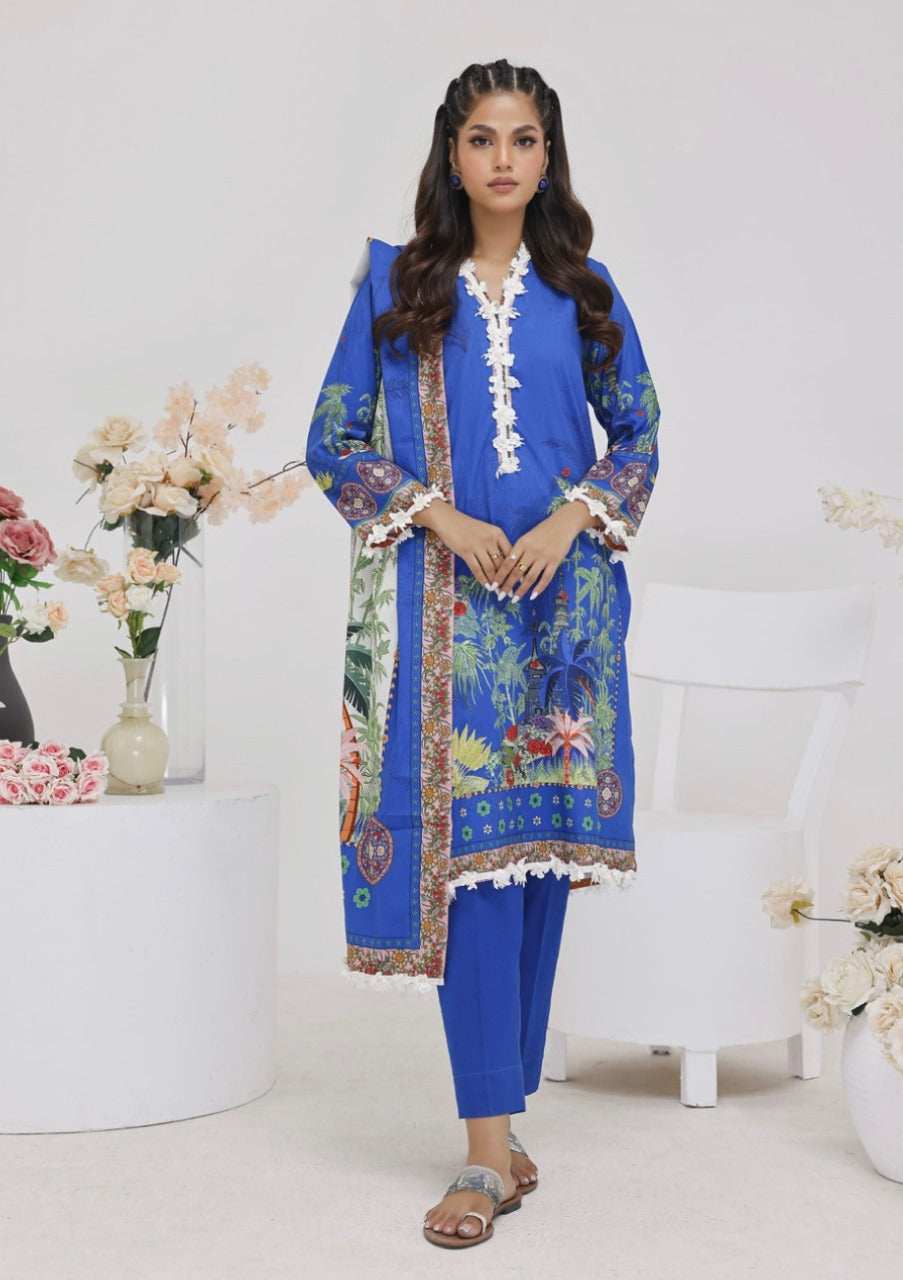 Salina Printed Linen 3pc vol.01 D8