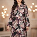 Digital Printed Cross Khaddar Allover 2pc d2