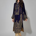 Bin Inam's Embroidered Velvet 2pc D2