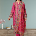 HZ Luxury Printed Khaddar 3pc D2