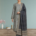 HZ luxury Printed Khaddar 3pc D1