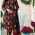 Bin Inam Printed Banadora Linen 3pc D11