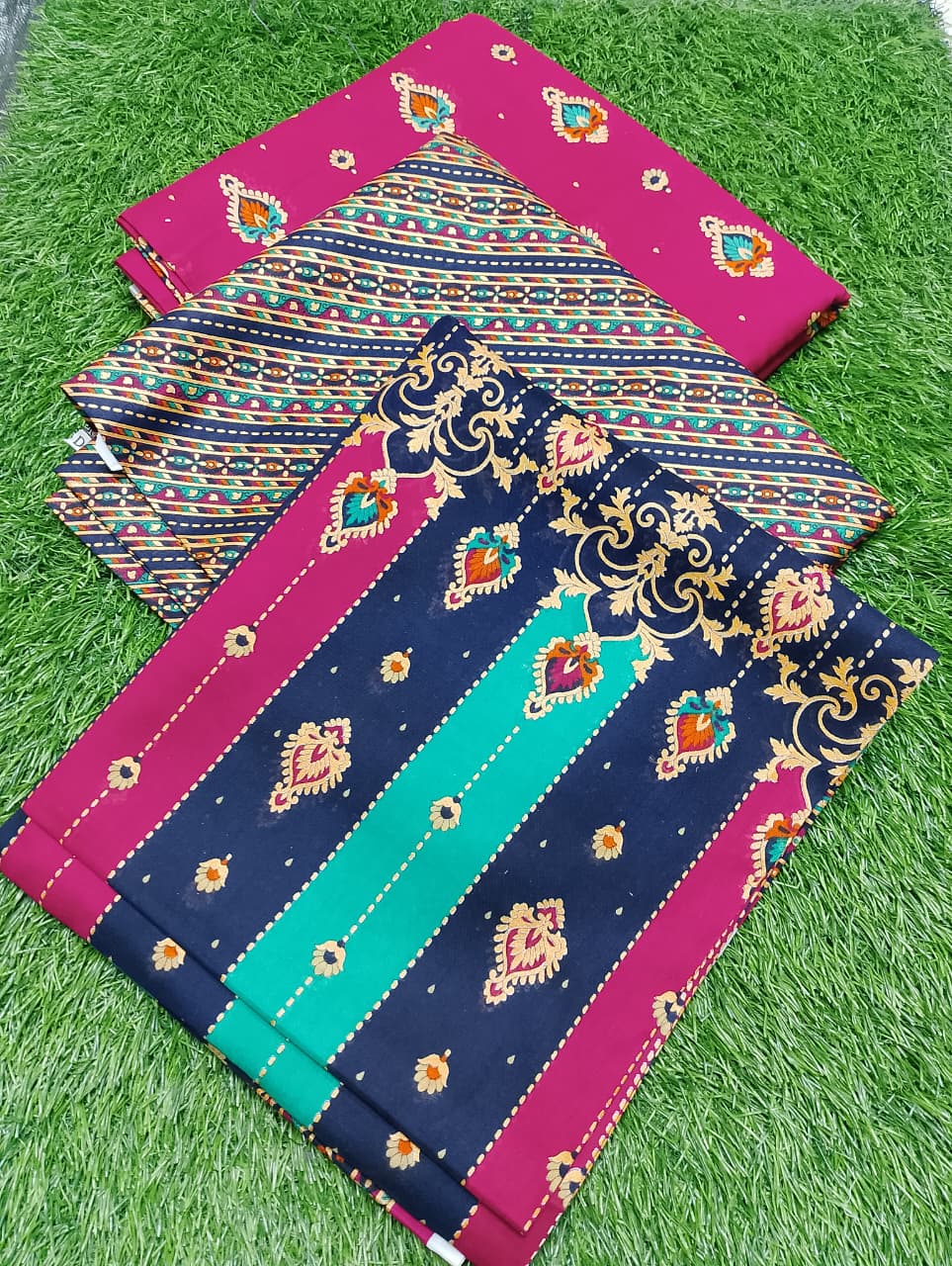 Insaf Misri Printed Lawn 3pc Suit D4