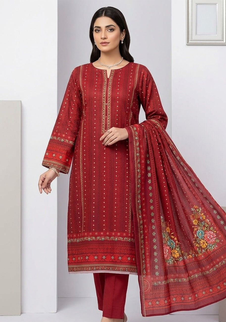 Nishat Luxury Printed Lawn 3pc Vol.D13