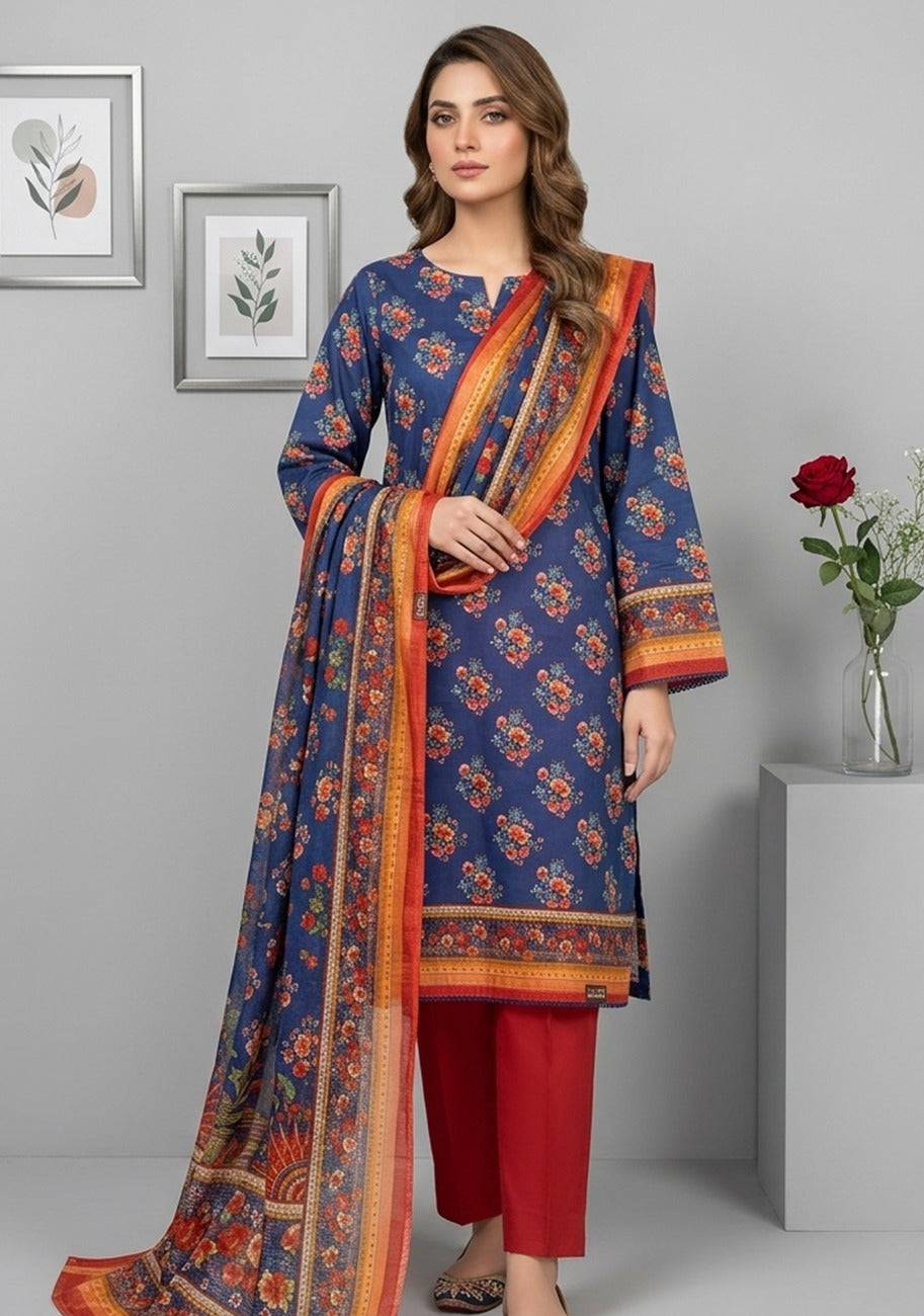 Nishat Luxury Printed Lawn 3pc Vol.D5