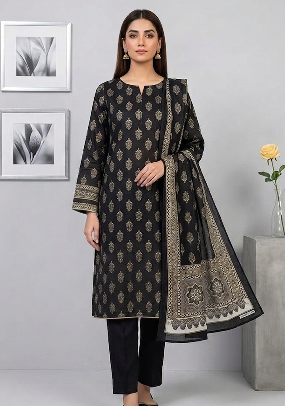 Nishat Luxury Printed Lawn 3pc Vol.D7