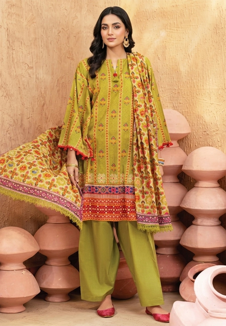 J. Premium Digital Printed Lawn 3pc Vol-4-D3