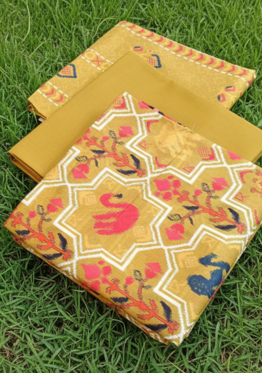 J. Premium Digital Printed Lawn 3pc Vol-4-D3