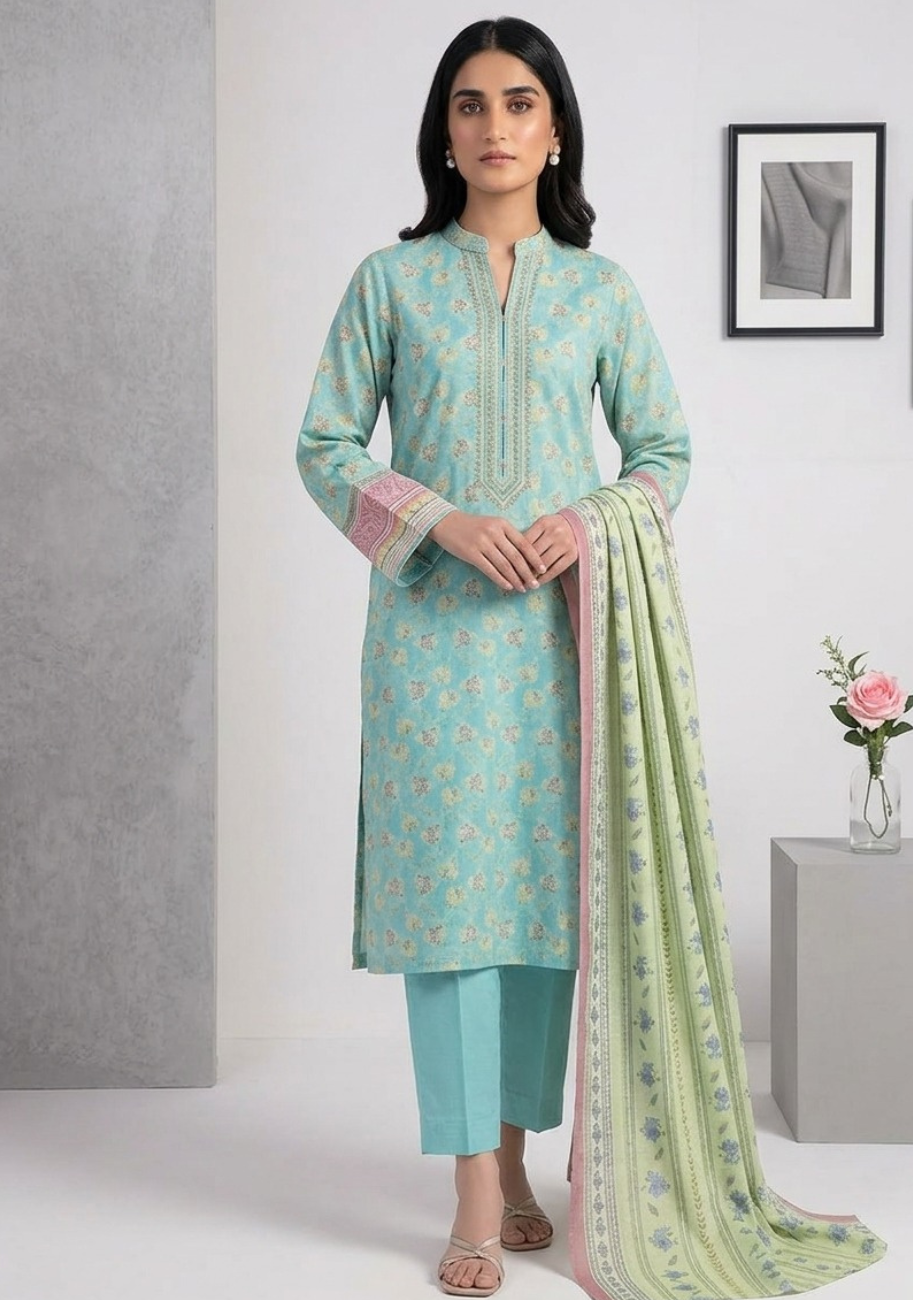 Khaadi Luxury Printed Summer Lawn 3pc Vol-1-D1