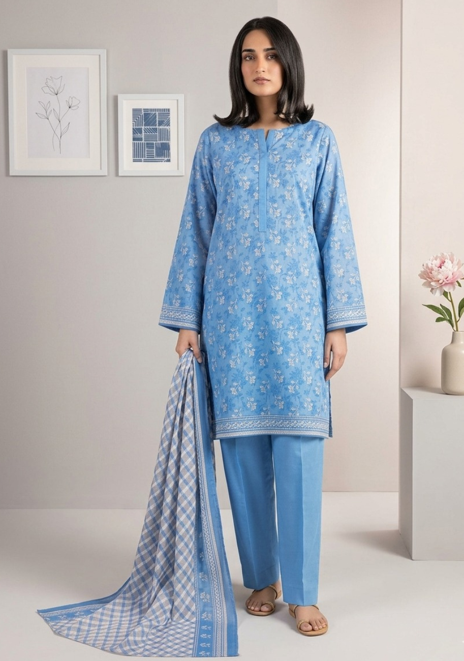 Khaadi Luxury Printed Summer Lawn 3pc Vol-1-D3