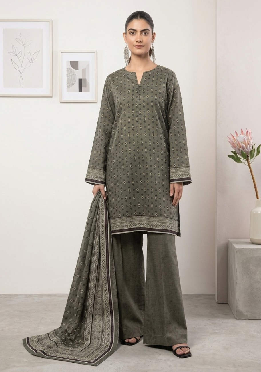 Khaadi Luxury Printed Summer Lawn 3pc Vol-1-D4