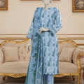 MTJ Banadora Printed Lawn 3Pc D6