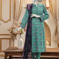 MTJ Banadora Printed Lawn 3Pc D8