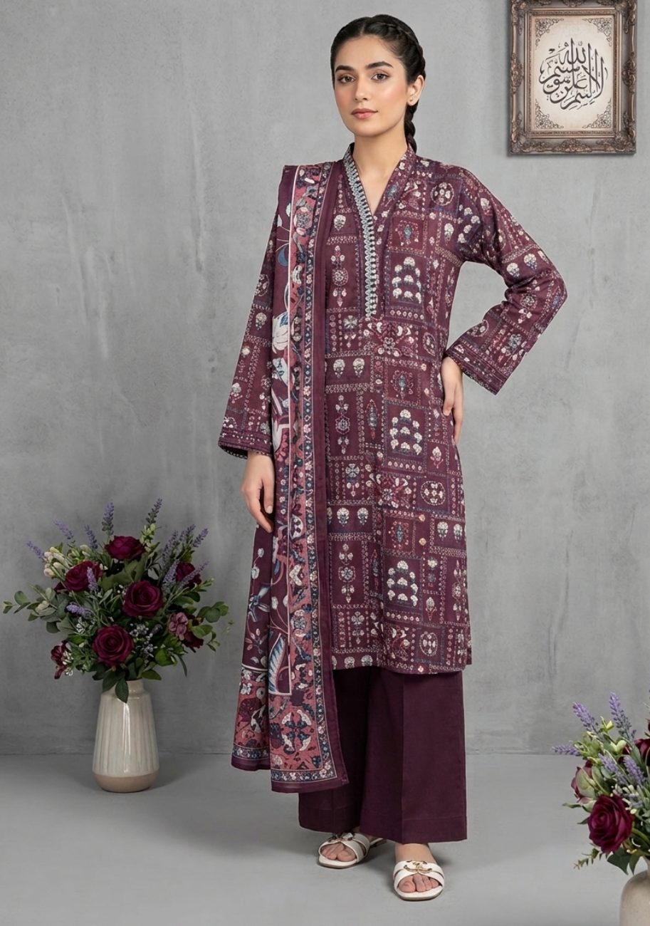 MTJ Premium Printed Lawn 3pc Vol-6 D2