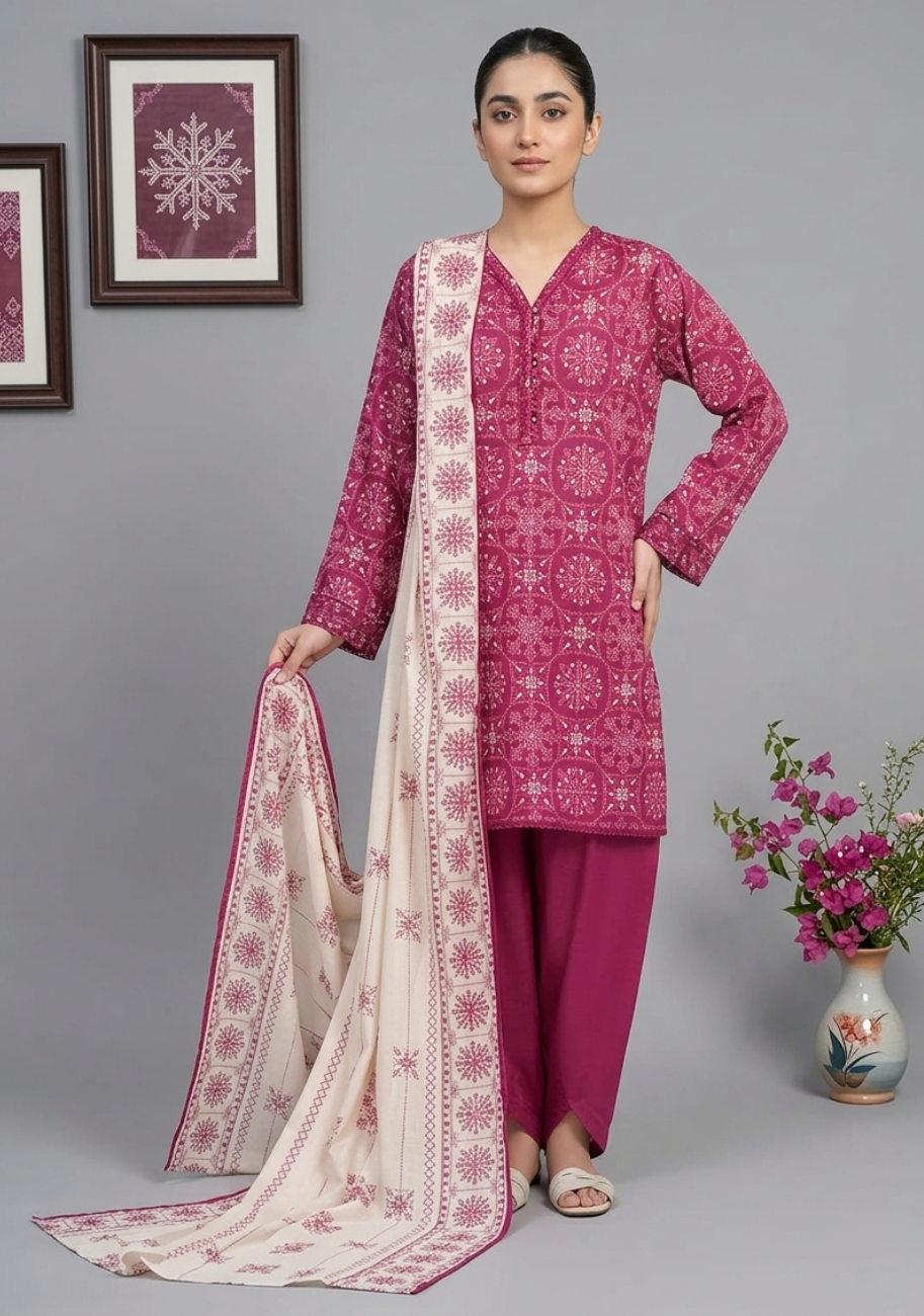 MTJ Premium Printed Lawn 3pc Vol-6 D6