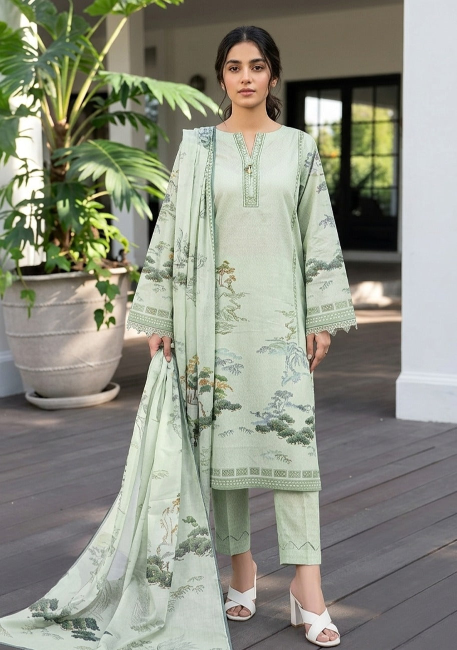 MTJ Premium Printed Lawn 3pc Vol-7 D1