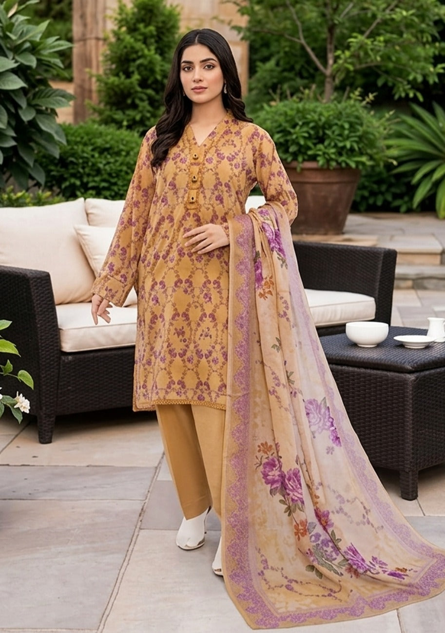 MTJ Premium Printed Lawn 3pc Vol-7 D3
