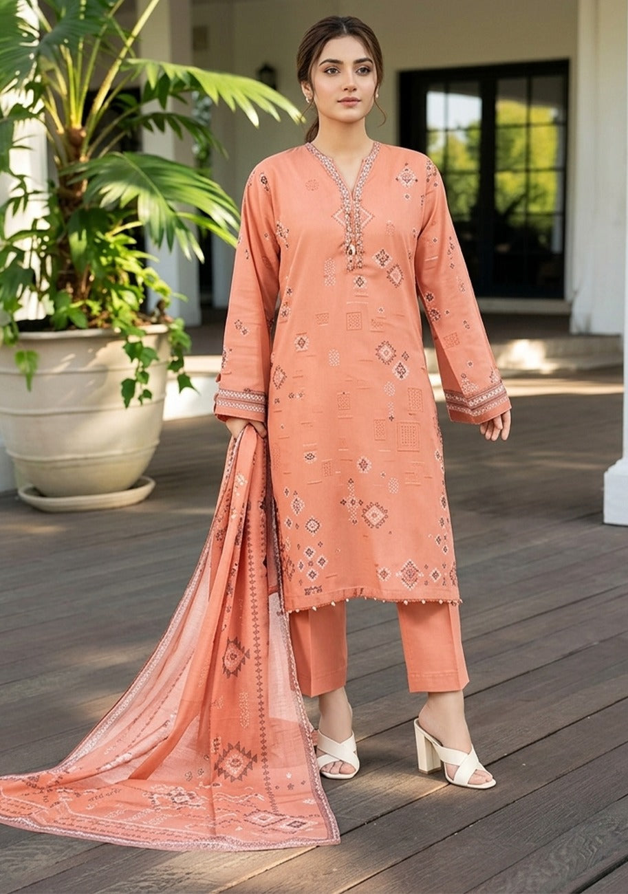 MTJ Premium Printed Lawn 3pc Vol-7 D5
