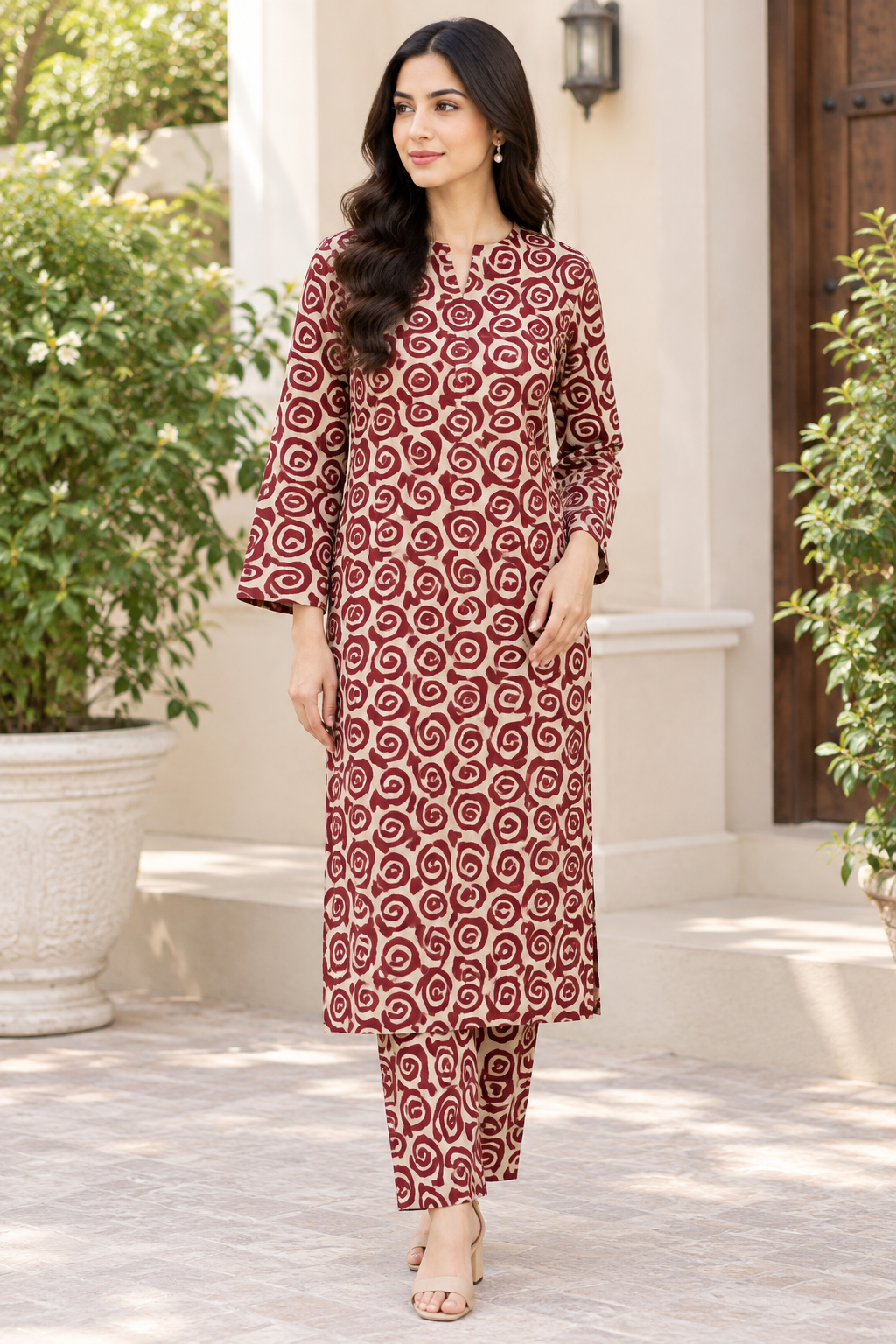 REGALIA IDENTIC ALL OVER KHADDAR 2PC VOL.01 D7