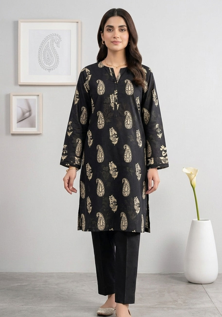 J. Luxury Printed Summer Lawn 2pc D11