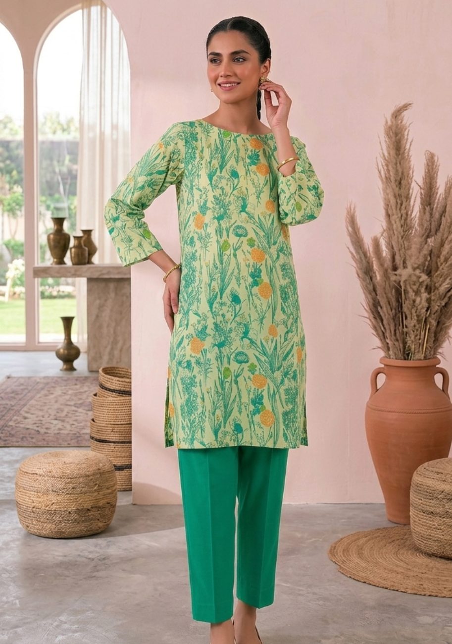 Gul Ahmad Premium Printed Summer Lawn 2pc D2