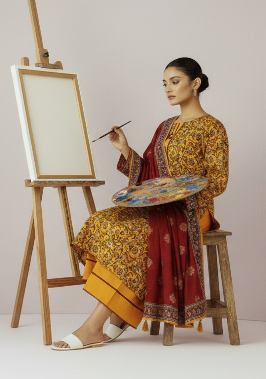 Orient Classic Digital Printed Lawn 3pc D6