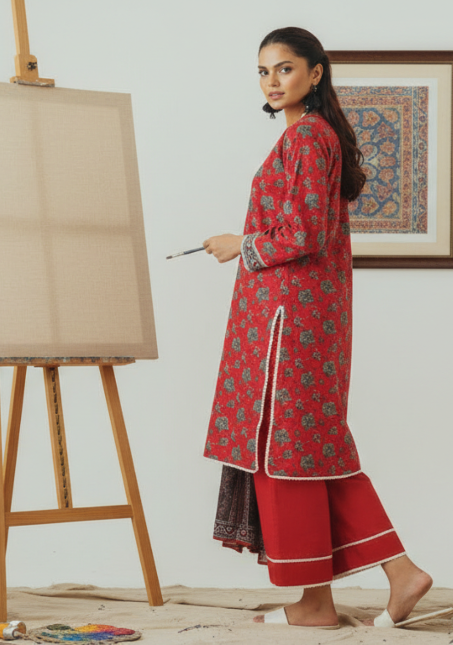 Orient Classic Digital Printed Lawn 3pc D7