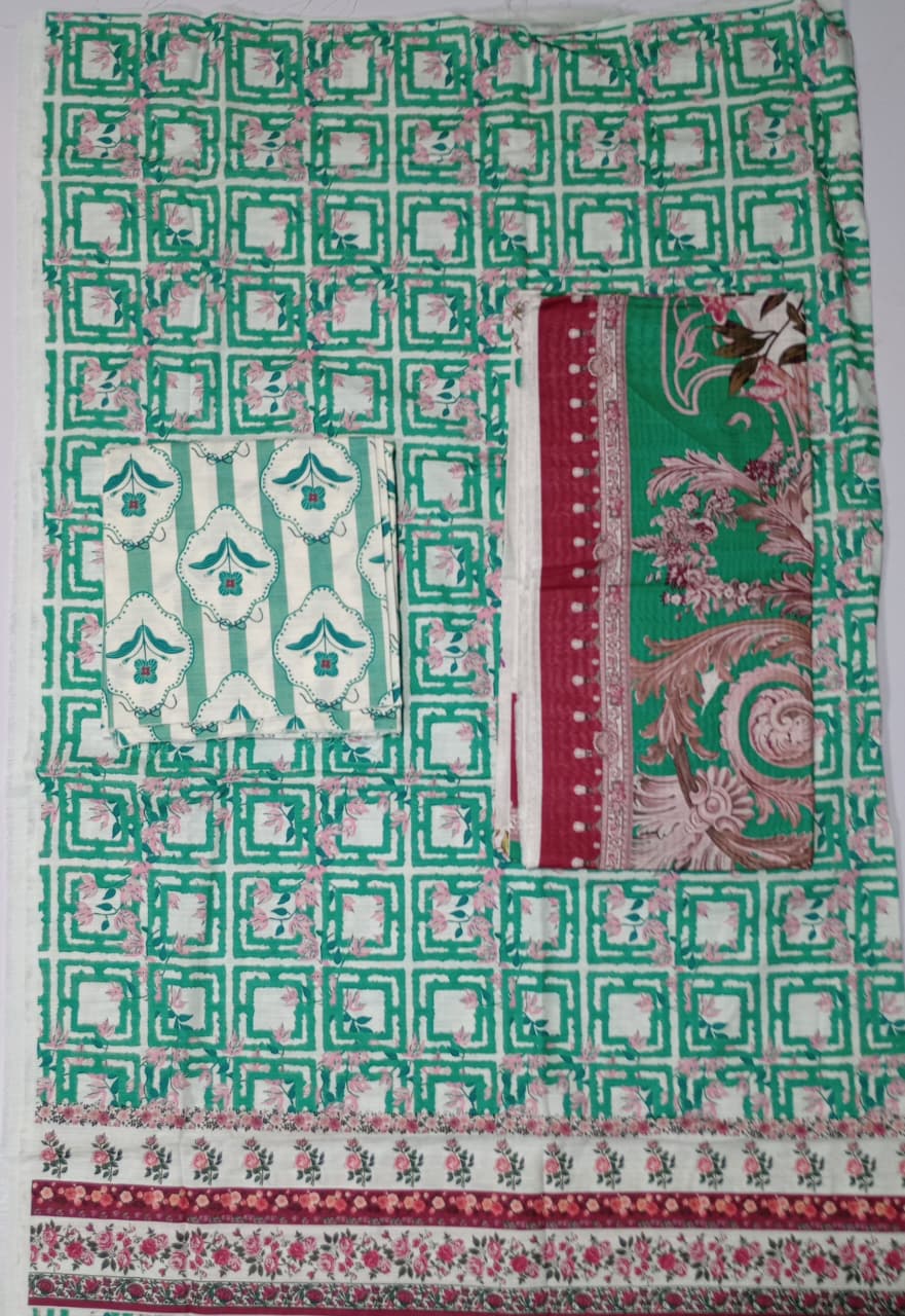 BONANZA SATRANGI Printed Premium Khaddar 3-Piece Vol. 01.D4