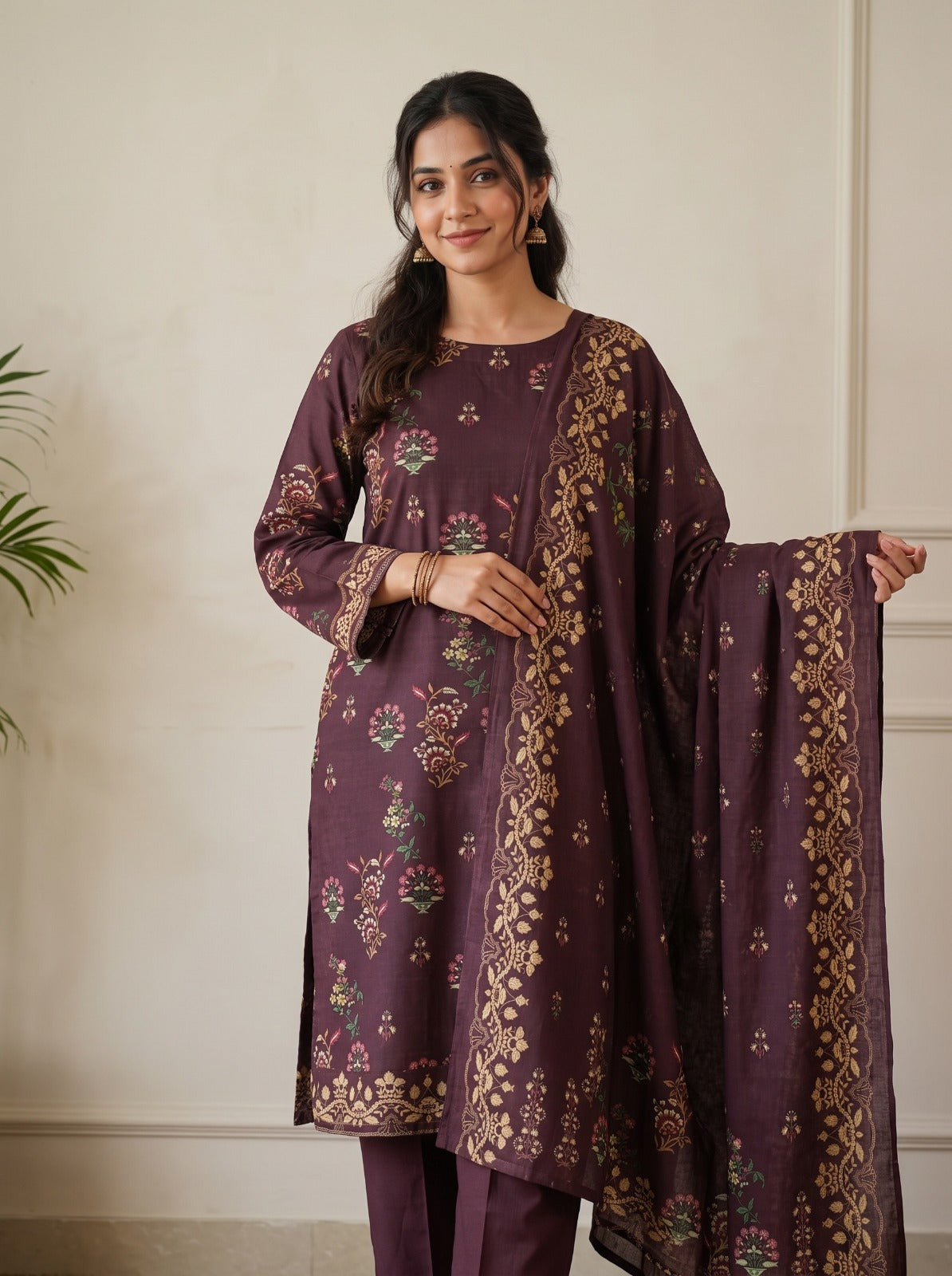 Saya Printed Premium Khaddar 3-Piece Vol. 02 – D6