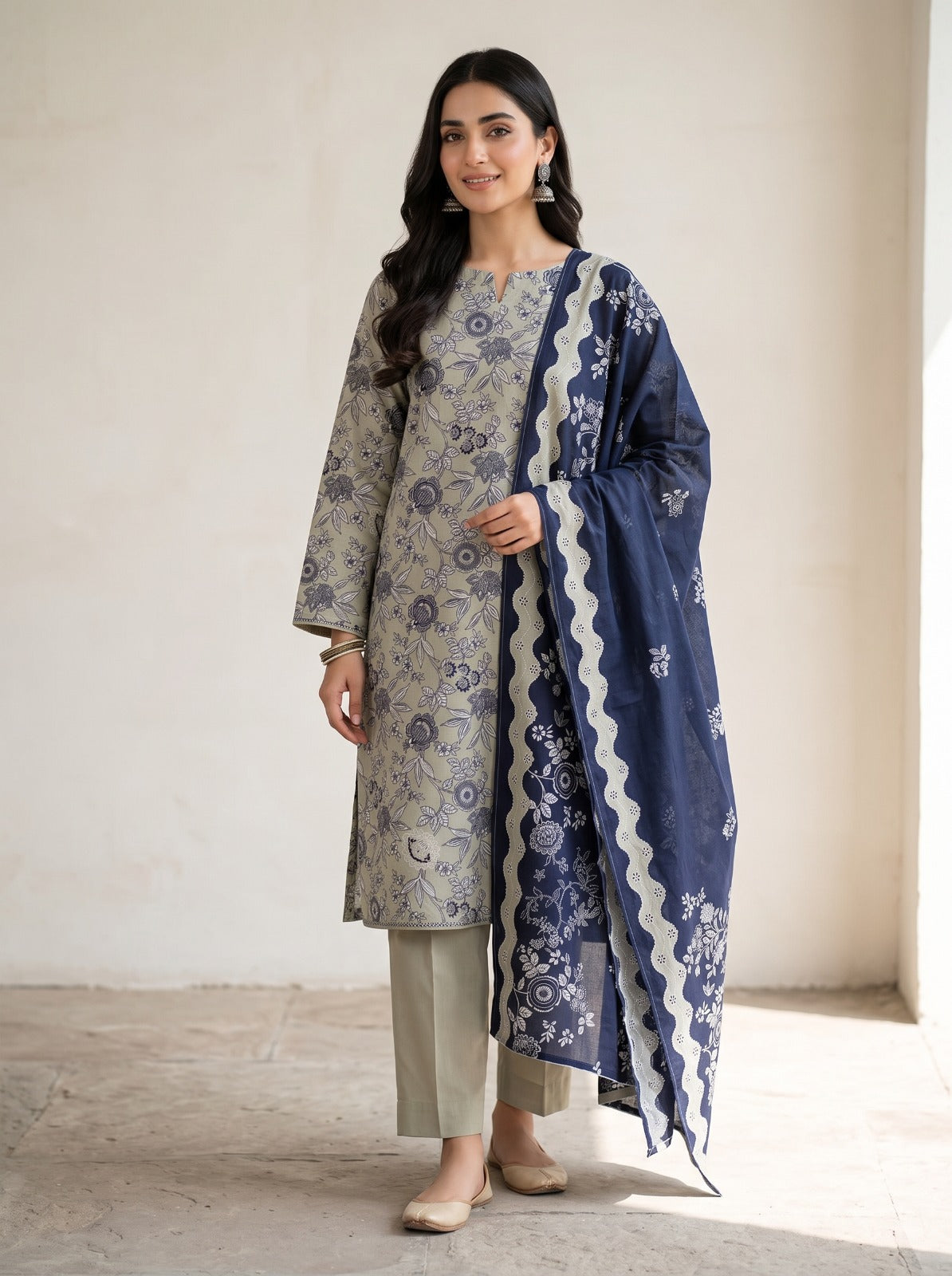 Saya Printed Premium Khaddar 3-Piece Vol. 02 – D3