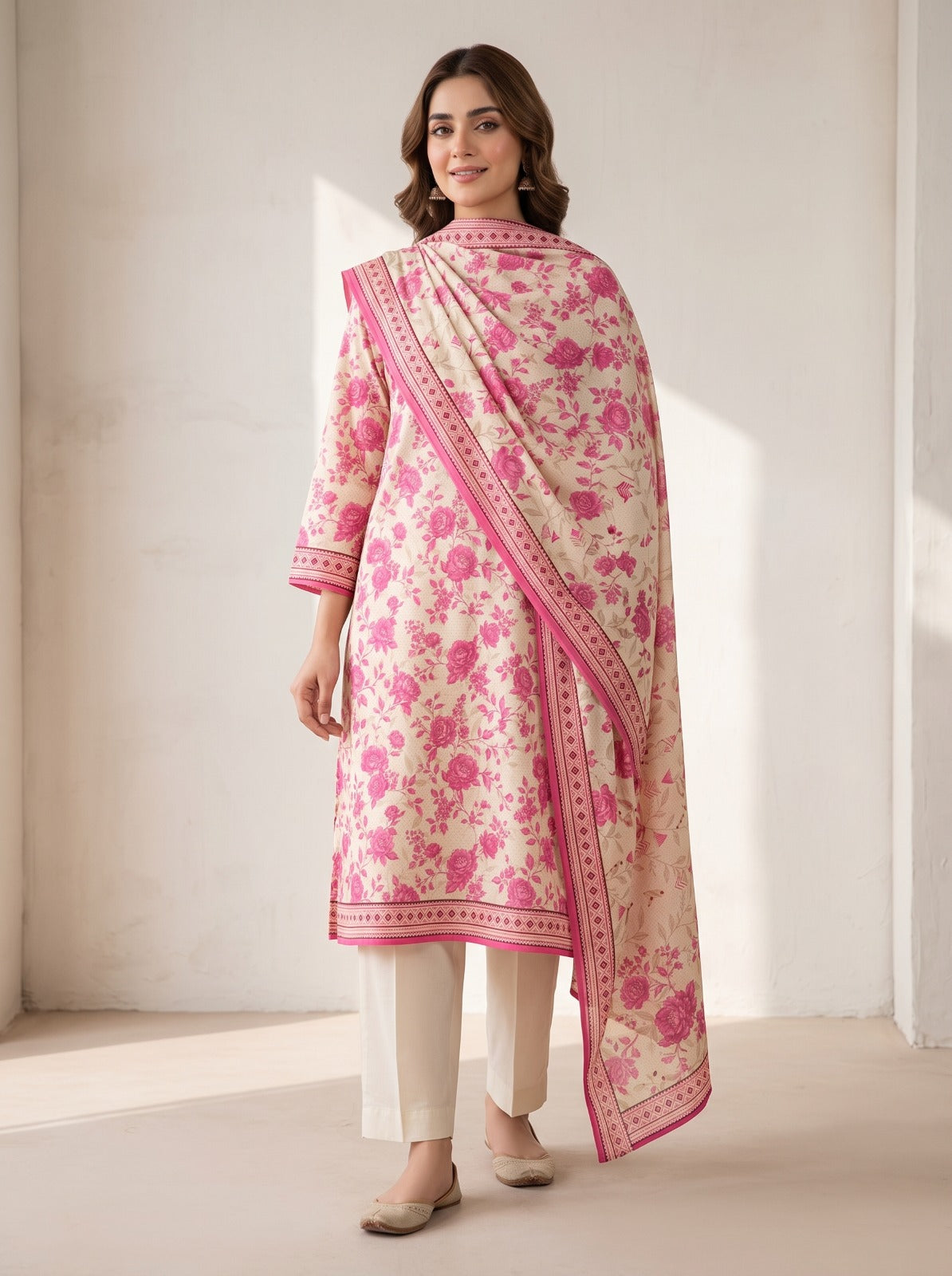 Riwayat Printed Premium Dobby Linen 3 Piece Vol.01 D4