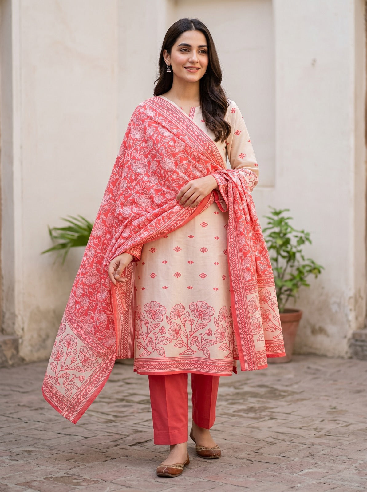 Riwayat Printed Premium Dobby Linen 3 Piece Vol.01 D6