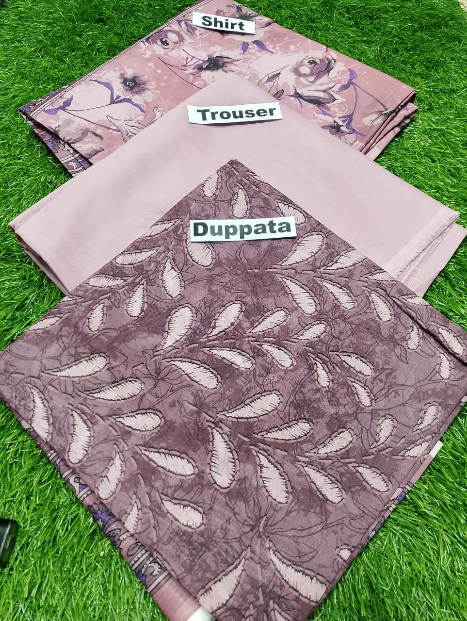 Bin Inam Rangoli Lawn 3pc Vol-2-D6