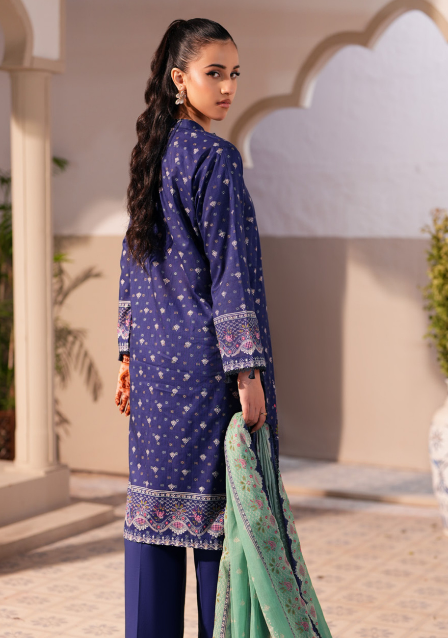 Regalia Jacquard Printed Lawn 3pc vol.1.D5