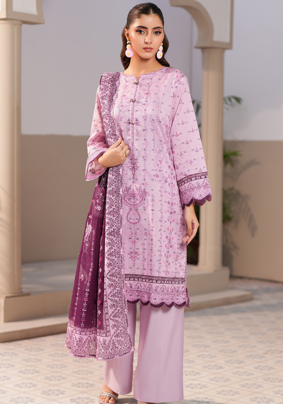 Regalia Jacquard Printed Lawn 3pc vol.1.D6