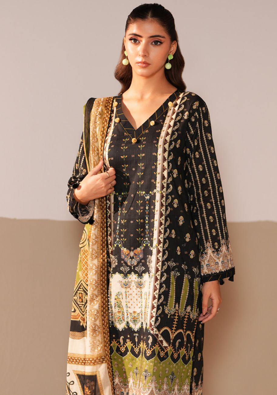 Regalia Jacquard Printed Lawn 3pc vol.1.D10