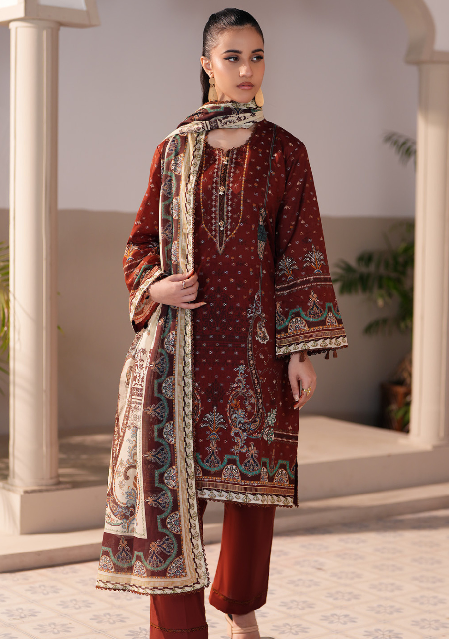 Regalia Jacquard Printed Lawn 3pc vol.1.D3