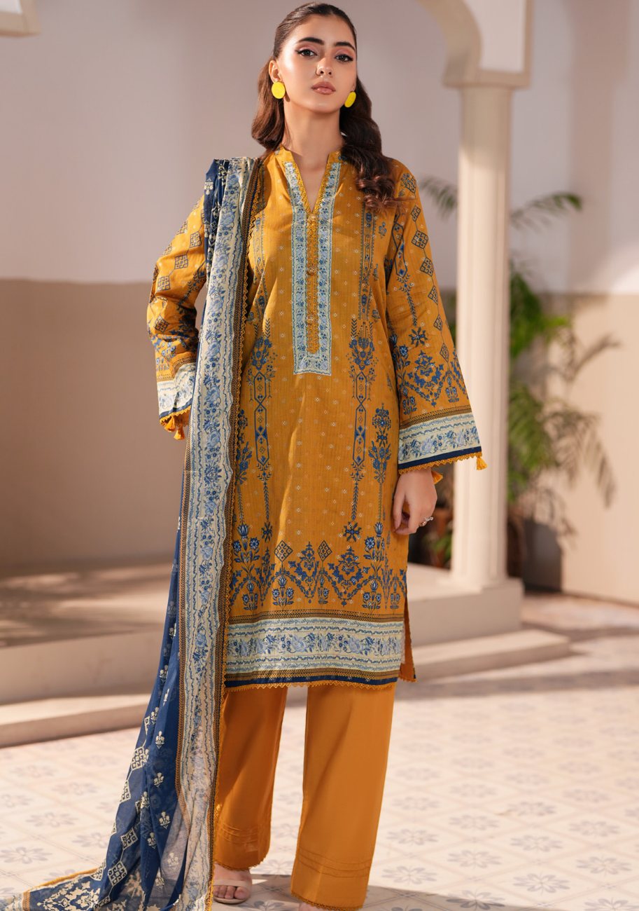 Regalia Jacquard Printed Lawn 3pc vol.1.D4