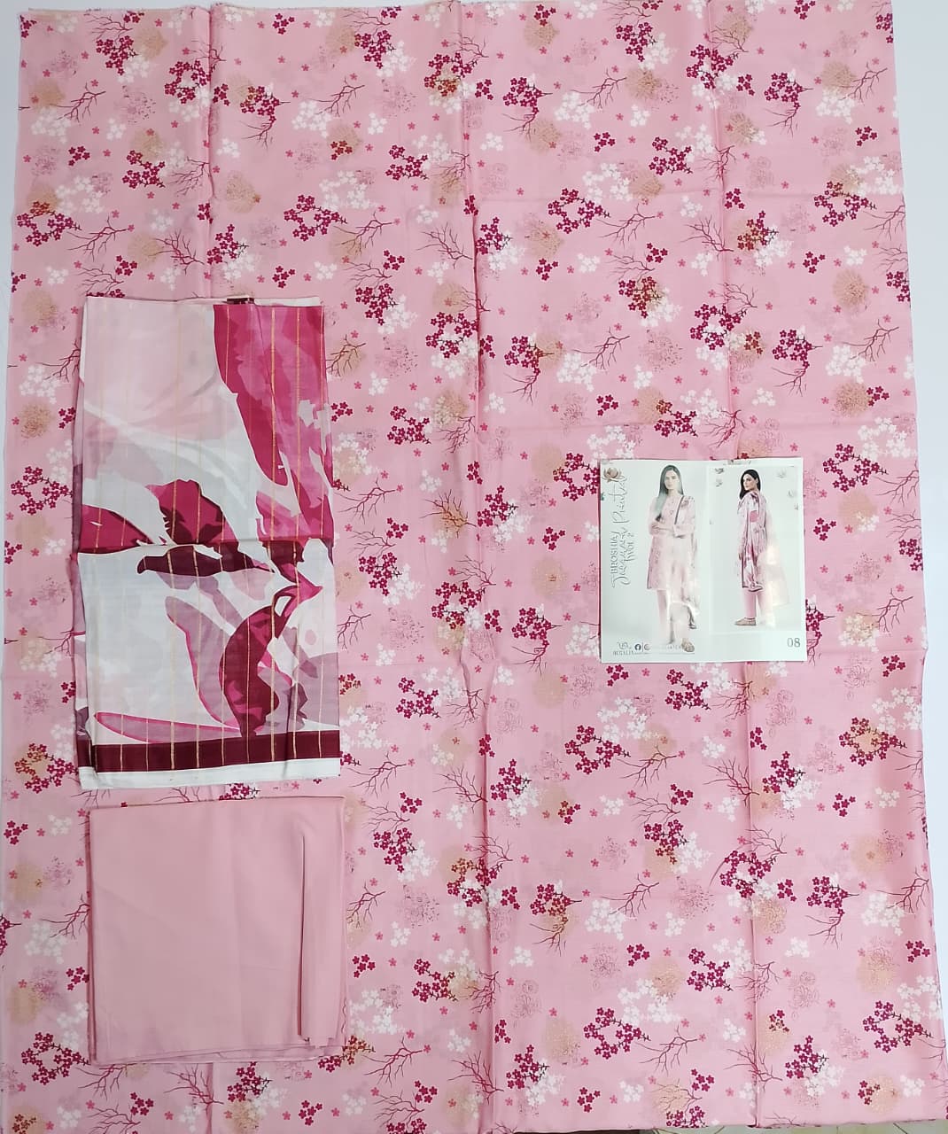 Regalia Jacquard Printed Lawn 3pc vol.3.D3