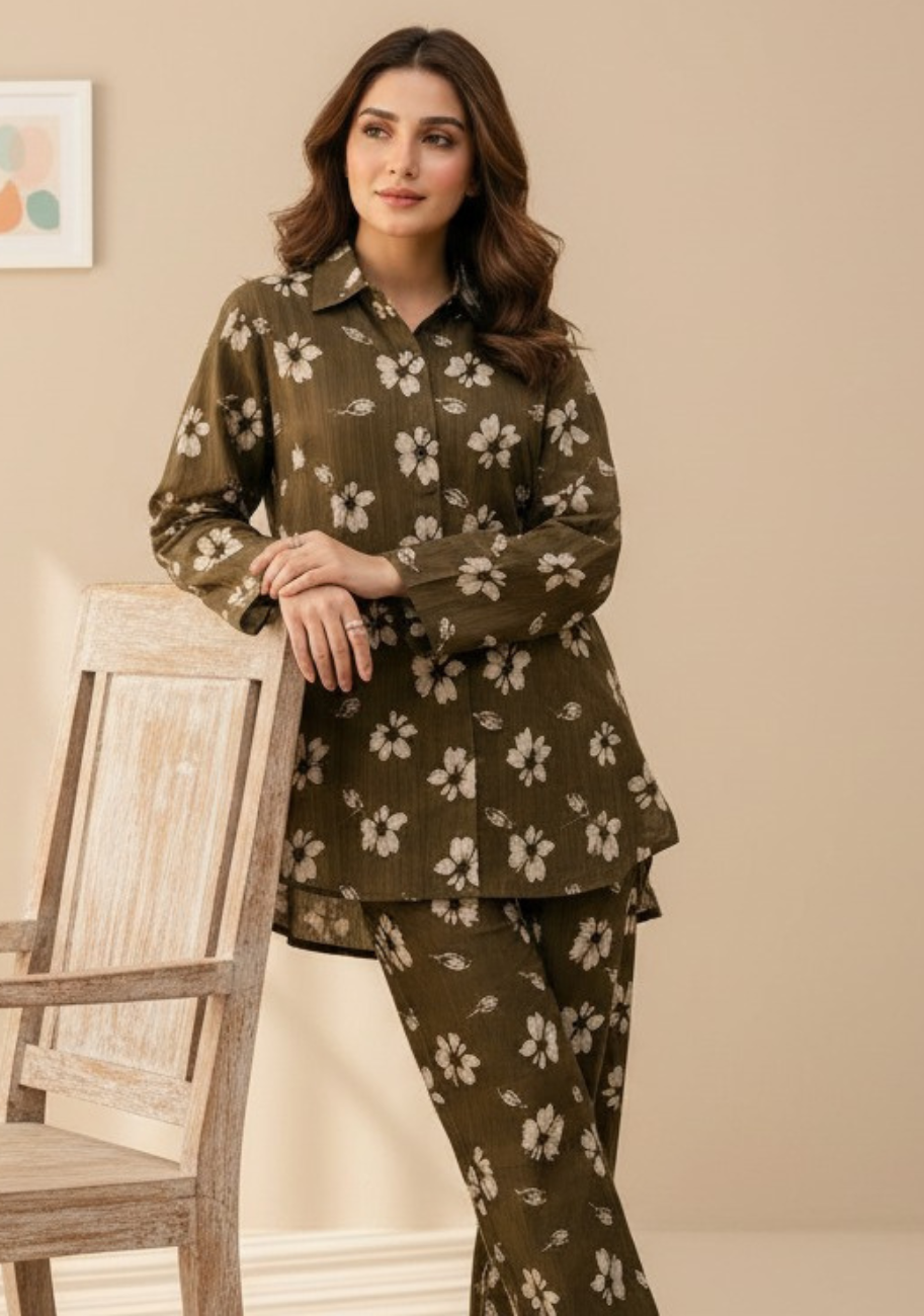 Sabeen Banadora Allover Printed 2pc V2-D1