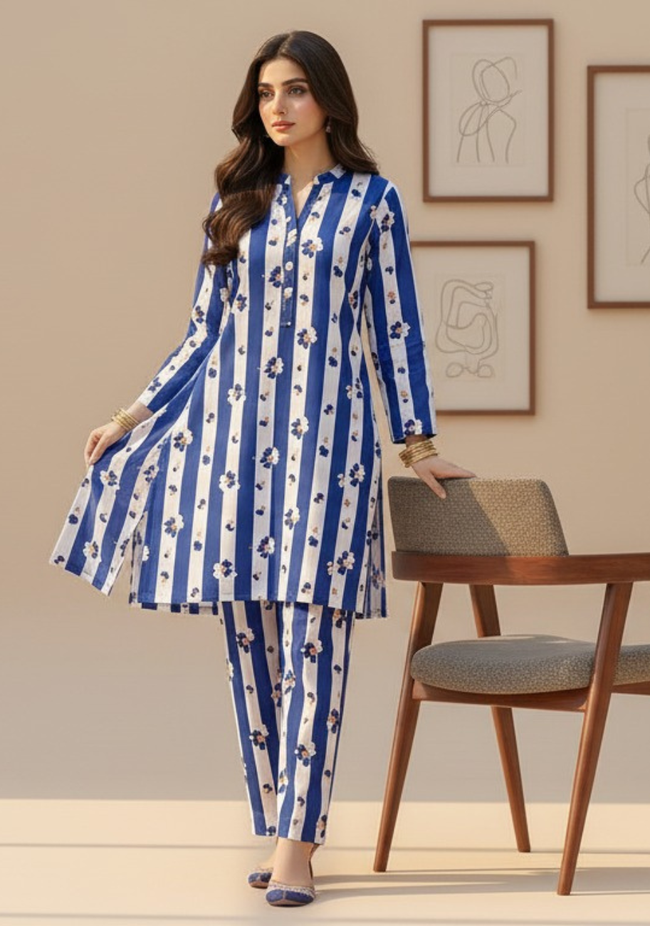 Sabeen Banadora Allover Printed 2pc V2-D5