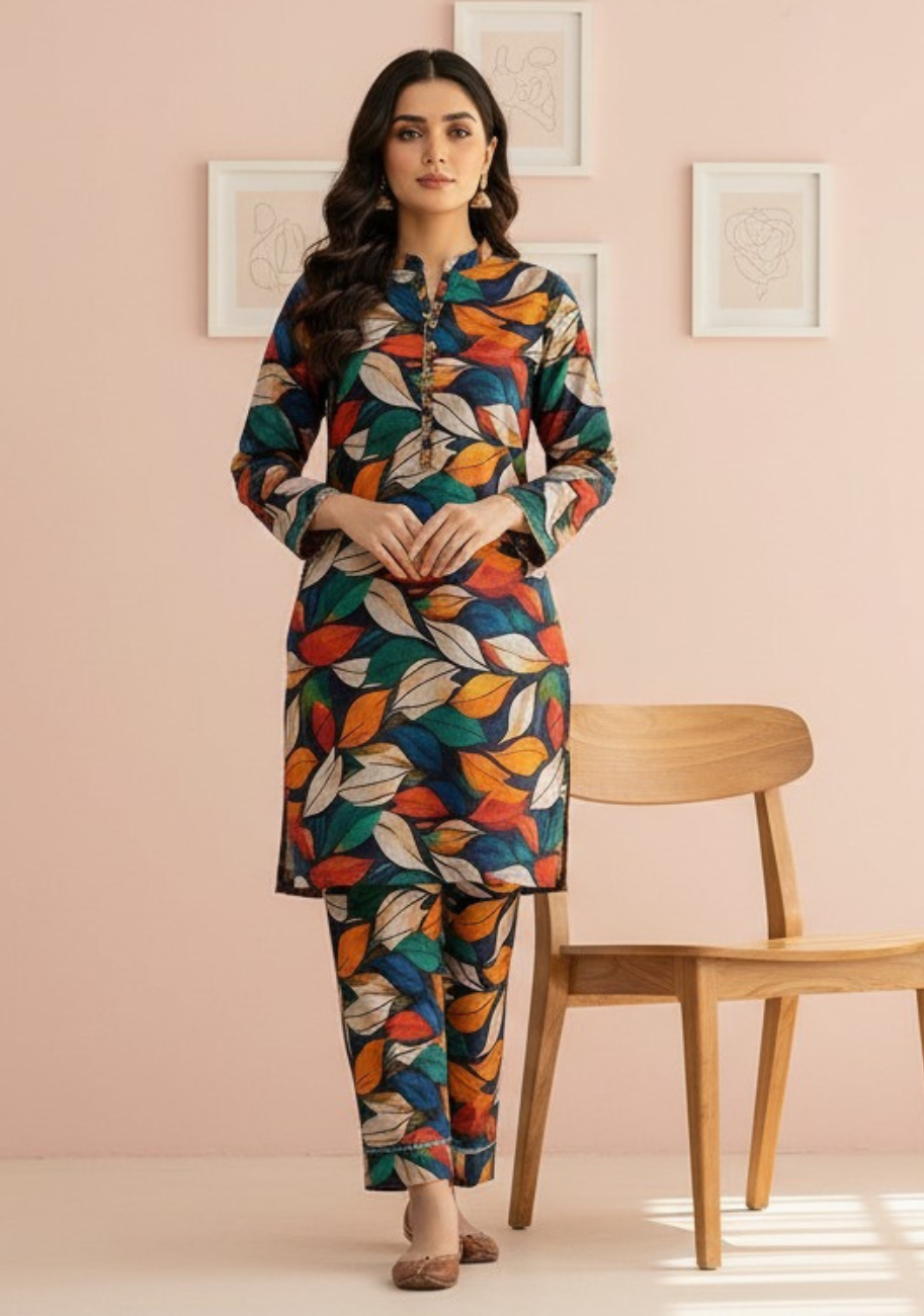 Sabeen Banadora Allover Printed 2pc V2-D6