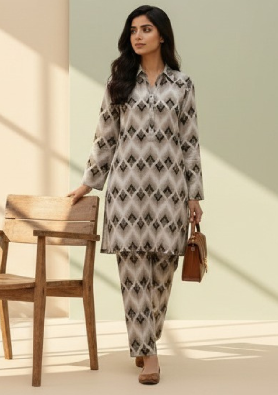 Sabeen Banadora Allover Printed 2pc V2-D7